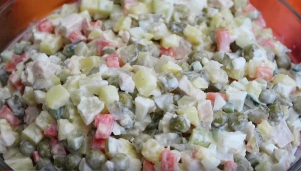 Зимний салат оливье — домашние рецепты праздничного классического салата Зимний салат оливье — домашние рецепты праздничного классического салата