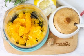 Апельсиновый чай с имбирем