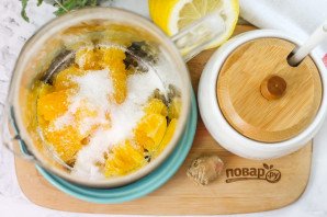 Апельсиновый чай с имбирем