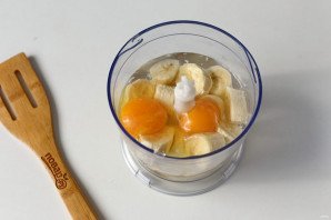 Банановые блинчики без молока