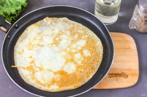 Блины с куриными желудками