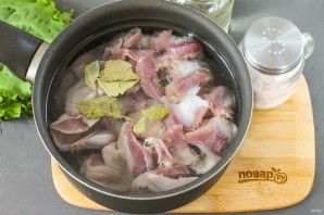 Блины с куриными желудками