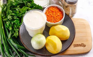 Чечевичный суп на кокосовом молоке