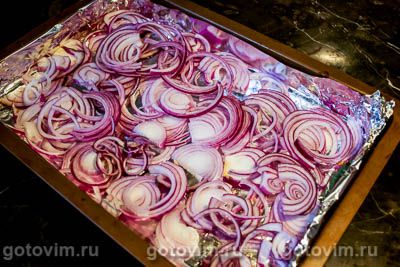 Cтейки из индейки в духовке с овощами