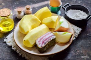 Драники с салом