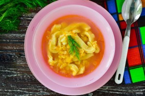 Гороховый суп с лапшой