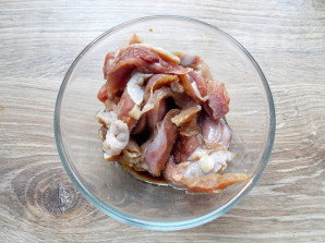 Гречневая лапша с индейкой и овощами