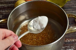 Гречневый суп с сосисками