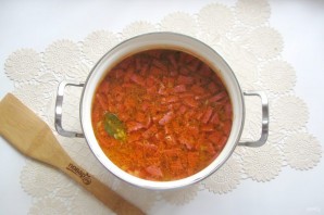 Харчо с колбасой