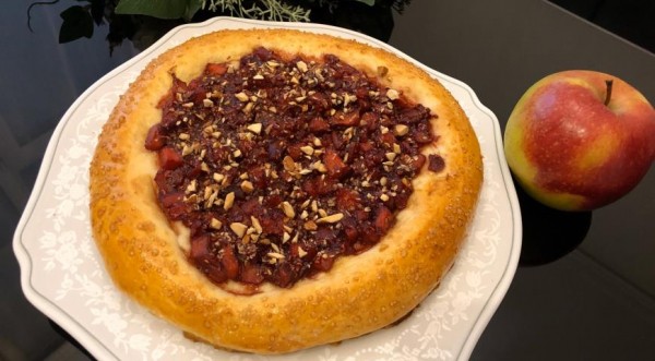 Яблочный пирог с малиной, кардамоном и миндалем, пошаговый рецепт с фото Яблочный пирог с малиной, кардамоном и миндалем, пошаговый рецепт с фото