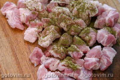 Капуста в рукаве с мясом