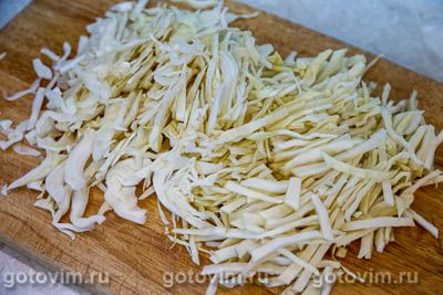 Капуста в рукаве с мясом