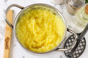 Картофельное пюре с печенью