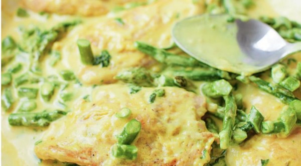 Куриные отбивные с зеленой спаржей, пошаговый рецепт с фото Куриные отбивные с зеленой спаржей, пошаговый рецепт с фото