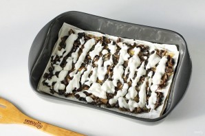 Лазанья из лаваша с курицей