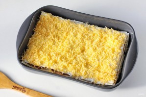 Лазанья из лаваша с курицей