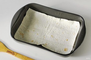 Лазанья из лаваша с курицей