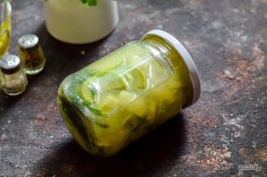 Маринованные кабачки с горчицей на зиму