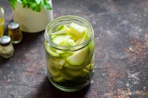 Маринованные кабачки с горчицей на зиму