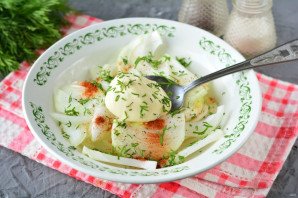 Маринованный лук в майонезе