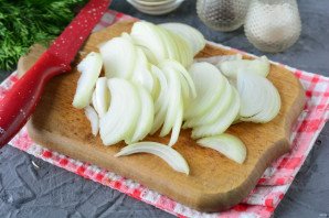 Маринованный лук в майонезе