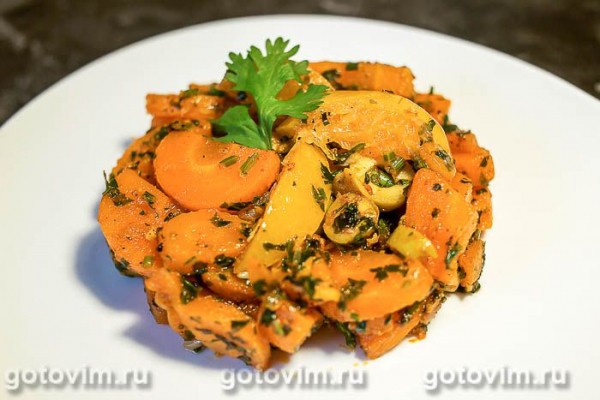 Марокканский салат из моркови в пряном маринаде Марокканский салат из моркови в пряном маринаде