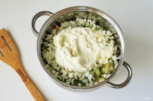 Окрошка с языком