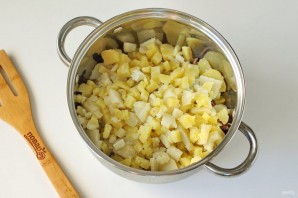 Окрошка с языком