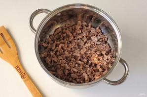 Окрошка с языком