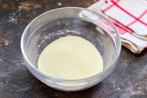 Оладьи из яблок и манки