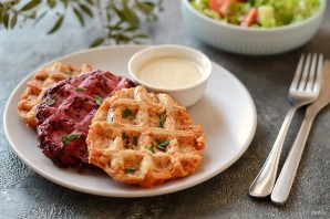 Овощные вафли