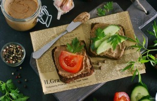 Паштет из печени и сала