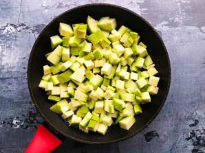 Паста с кабачками в сливочном соусе