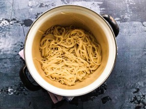 Паста с кабачками в сливочном соусе