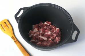 Пекинская капуста тушеная с мясом