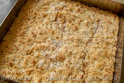 Пирог с абрикосовым вареньем