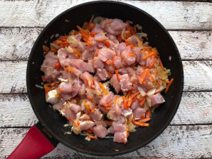 Плов из булгура с индейкой