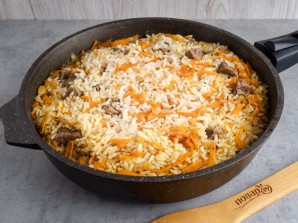 Плов из лосятины