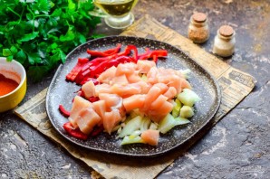 Плов с курицей и ананасом Плов с курицей и ананасом