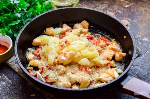 Плов с курицей и ананасом Плов с курицей и ананасом