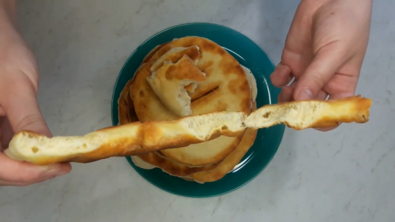 Рецепт пышных лепешек на кефире