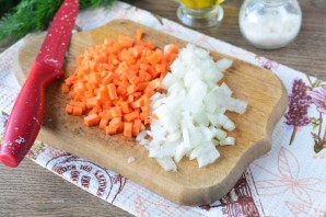 Рисовый суп с чесноком