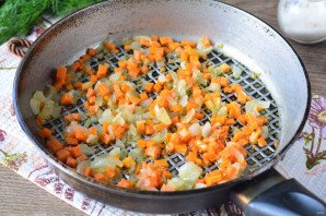 Рисовый суп с чесноком