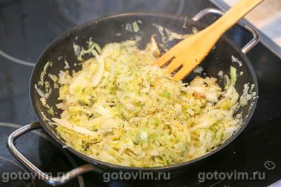 Рваный пирог из лаваша с капустой Рваный пирог из лаваша с капустой