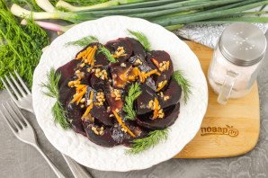 Салат из свеклы с имбирем