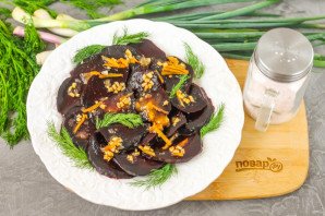 Салат из свеклы с имбирем