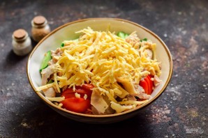 Салат "Муравейник" с корейской морковью