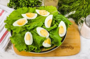 Салат с красной рыбой и грейпфрутом