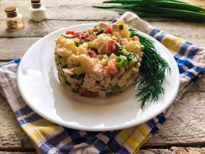 Салат с курицей и цветной капустой Салат с курицей и цветной капустой