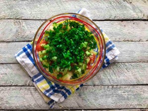 Салат с курицей и цветной капустой Салат с курицей и цветной капустой